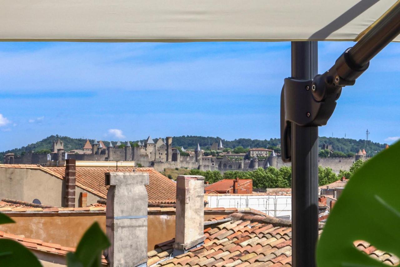 La Terrasse Tapaja Vue Conciergeriedamecarcas Διαμέρισμα Καρκασόν Εξωτερικό φωτογραφία